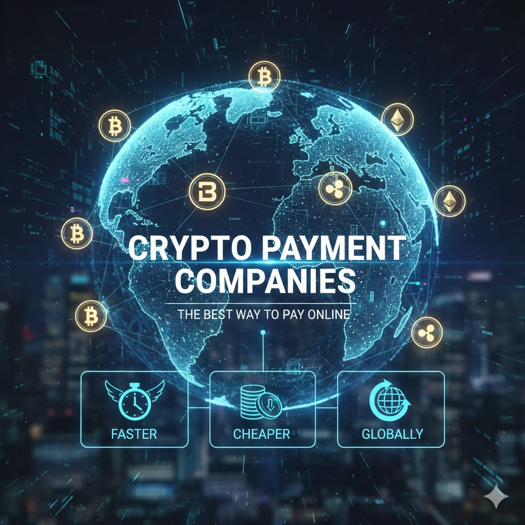 Crypto Payment Companies the Best Way to Pay Online Faster, Cheaper, and Globally