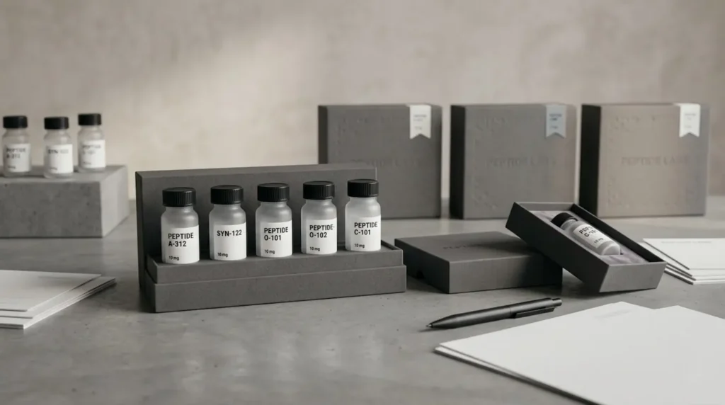Premium peptide bottles and packaging for peptide businesses