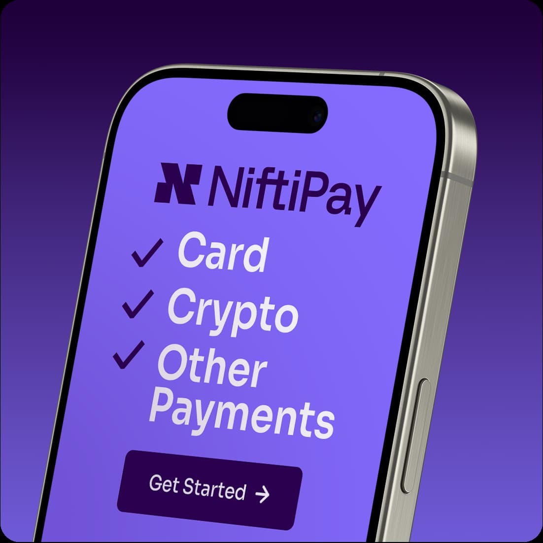 Niftipay card, crypto and stablecoin payment integration