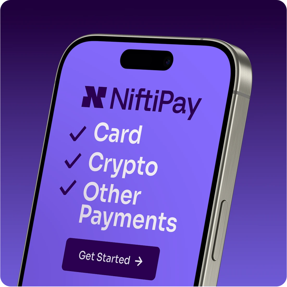 Niftipay card, crypto and stablecoin payment integration